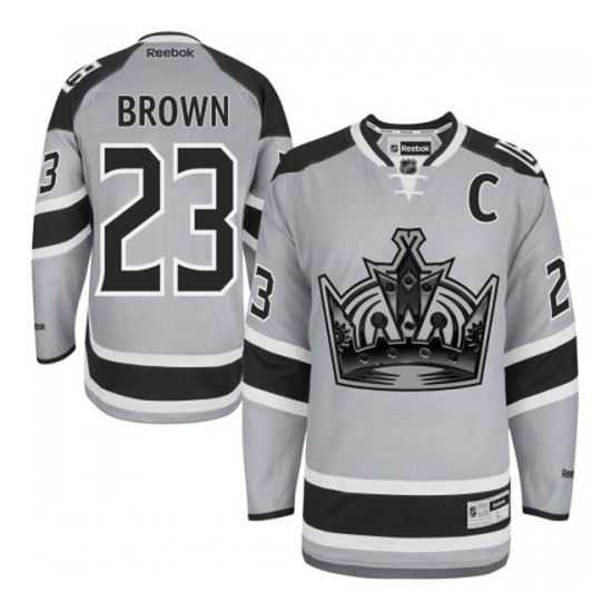 Dustin Brown Los Angeles Kings Premier 2014 Stadium Series Reebok Jersey - Grey