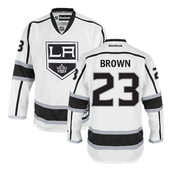 Dustin Brown Los Angeles Kings Premier Away Reebok Jersey - White