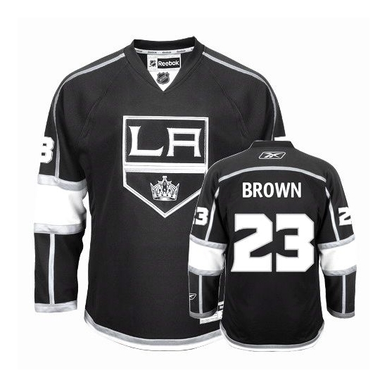 Dustin Brown Los Angeles Kings Youth Premier Home Reebok Jersey - Black