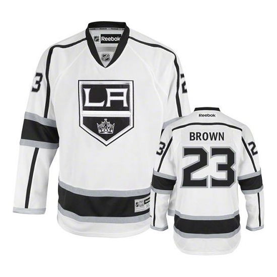 Dustin Brown Los Angeles Kings Youth Premier Away Reebok Jersey - White