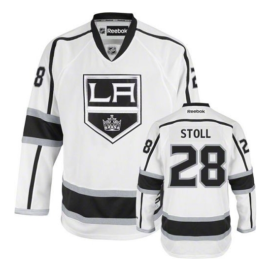 Jarret Stoll Los Angeles Kings Authentic Away Reebok Jersey - White