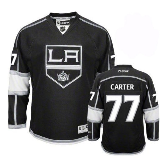 Jeff Carter Los Angeles Kings Authentic Home Reebok Jersey - Black
