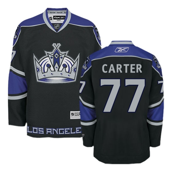 Jeff Carter Los Angeles Kings Youth Authentic Third Reebok Jersey - Black