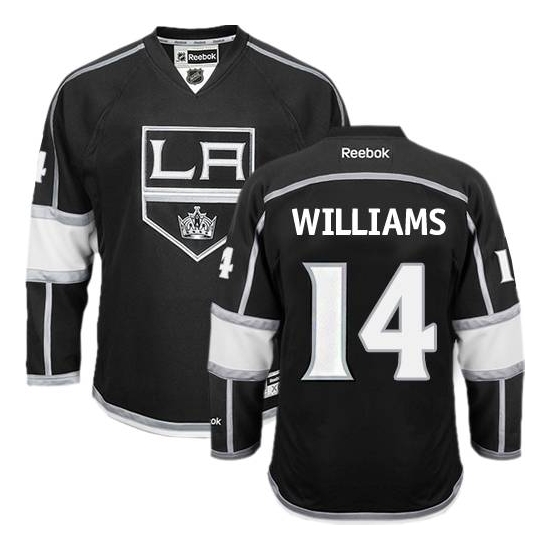 Justin Williams Los Angeles Kings Authentic Home Reebok Jersey - Black