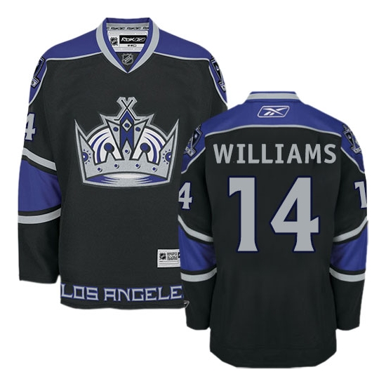 Justin Williams Los Angeles Kings Authentic Third Reebok Jersey - Black