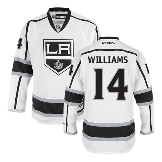Justin Williams Los Angeles Kings Authentic Away Reebok Jersey - White