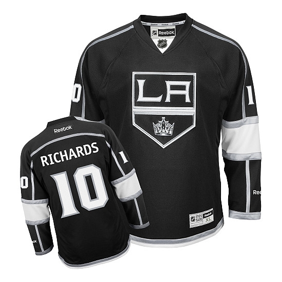 Mike Richards Los Angeles Kings Authentic Home Reebok Jersey - Black