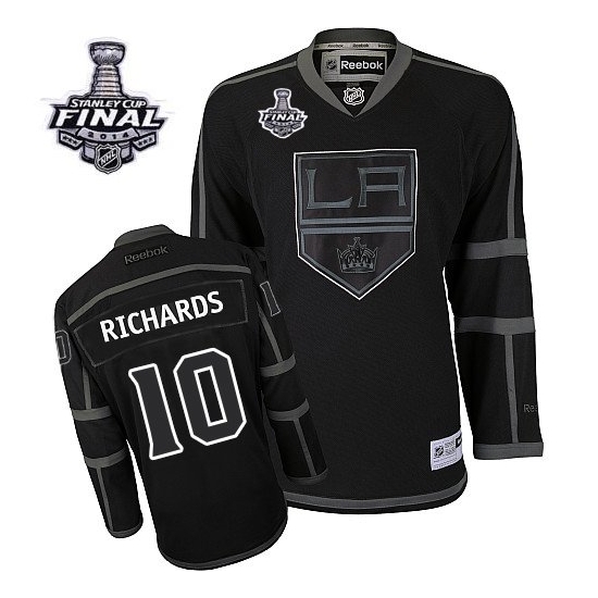 Mike Richards Los Angeles Kings Authentic 2014 Stanley Cup Reebok Jersey - Black Ice
