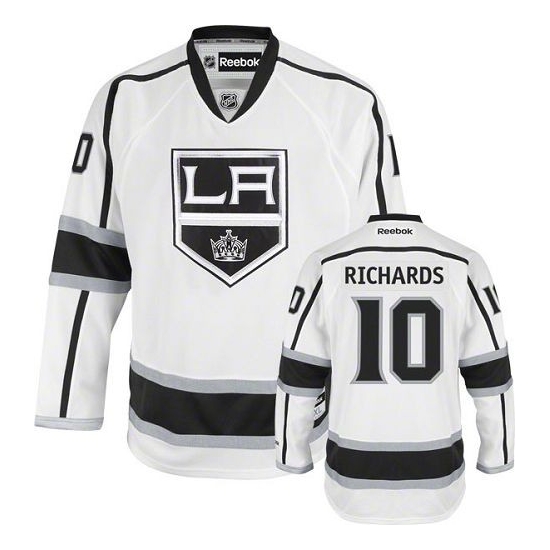 Mike Richards Los Angeles Kings Authentic Away Reebok Jersey - White