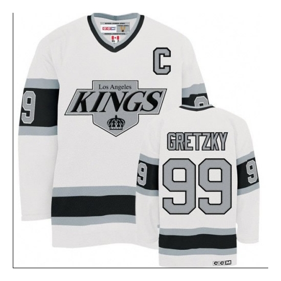 Wayne Gretzky Los Angeles Kings Authentic Throwback CCM Jersey - White