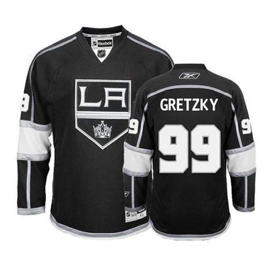Wayne Gretzky Los Angeles Kings Premier Home Reebok Jersey - Black