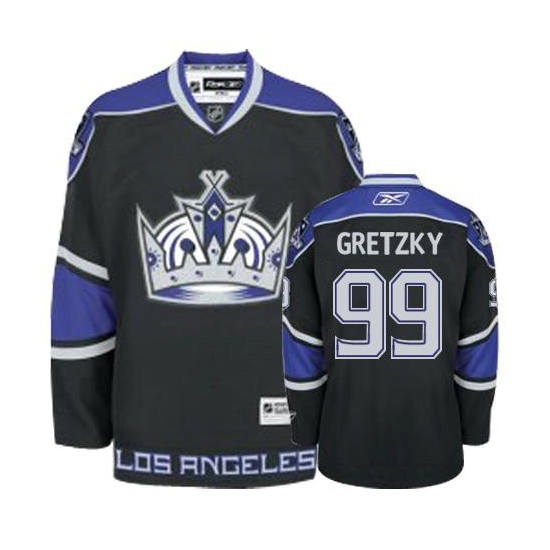 Wayne Gretzky Los Angeles Kings Premier Third Reebok Jersey - Black