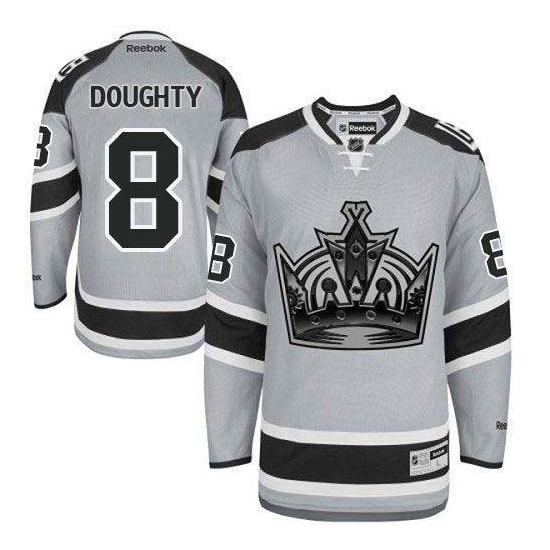 Drew Doughty Los Angeles Kings Premier 2014 Stadium Series Reebok Jersey - Grey