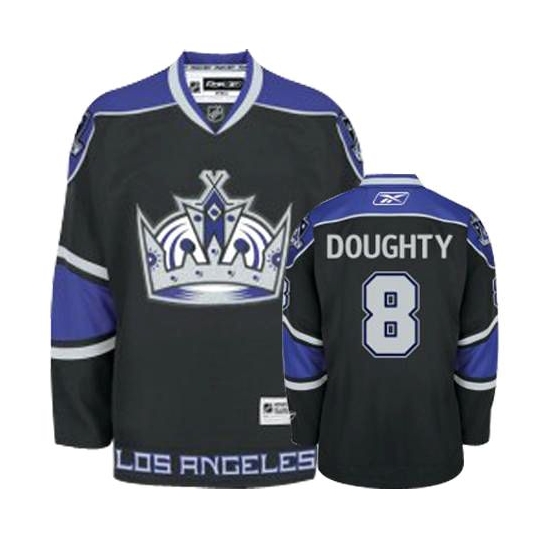 Drew Doughty Los Angeles Kings Youth Authentic Third Reebok Jersey - Black