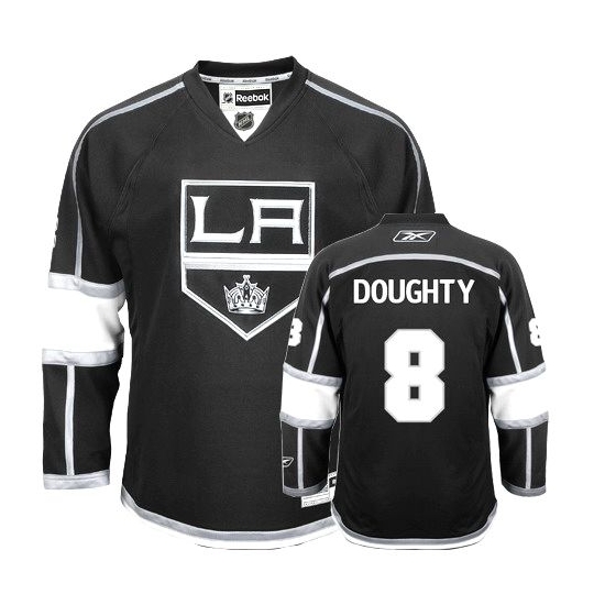 Drew Doughty Los Angeles Kings Youth Premier Home Reebok Jersey - Black
