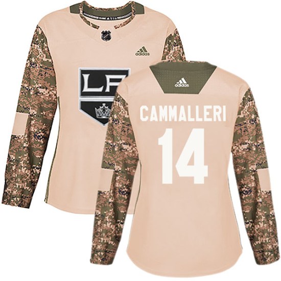 Mike Cammalleri Los Angeles Kings Women's Authentic Veterans Day Practice Adidas Jersey - Camo