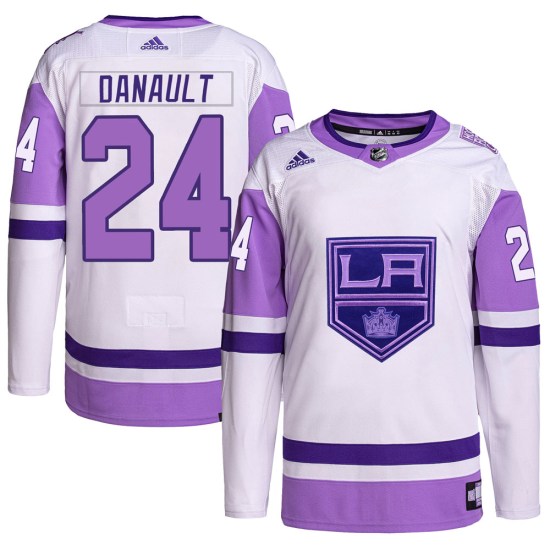 Phillip Danault Los Angeles Kings Authentic Hockey Fights Cancer Primegreen Adidas Jersey - White/Purple