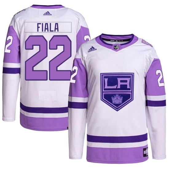 Kevin Fiala Los Angeles Kings Authentic Hockey Fights Cancer Primegreen Adidas Jersey - White/Purple