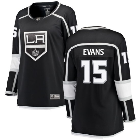 Daryl Evans Los Angeles Kings Women's Breakaway Home Fanatics Branded Jersey - Black
