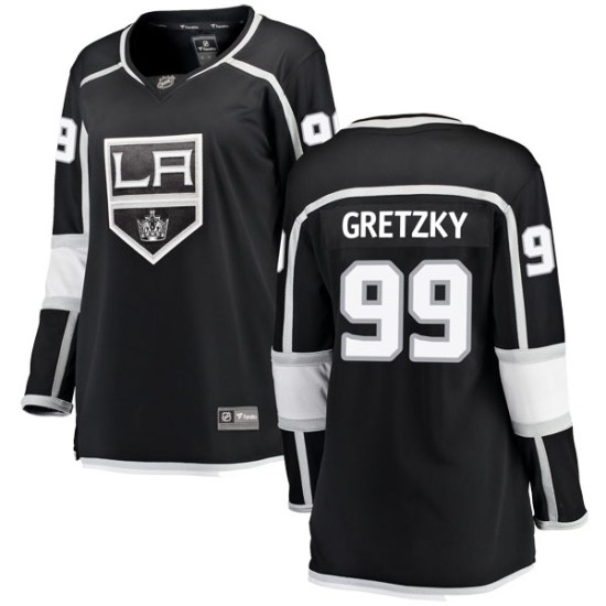 Wayne Gretzky Los Angeles Kings Women's Breakaway Home Fanatics Branded Jersey - Black