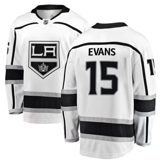 Daryl Evans Los Angeles Kings Breakaway Away Fanatics Branded Jersey - White