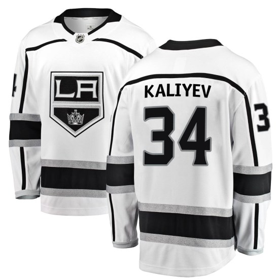Arthur Kaliyev Los Angeles Kings Breakaway Away Fanatics Branded Jersey - White