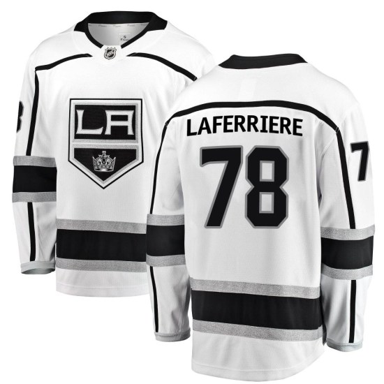 Alex Laferriere Los Angeles Kings Breakaway Away Fanatics Branded Jersey - White