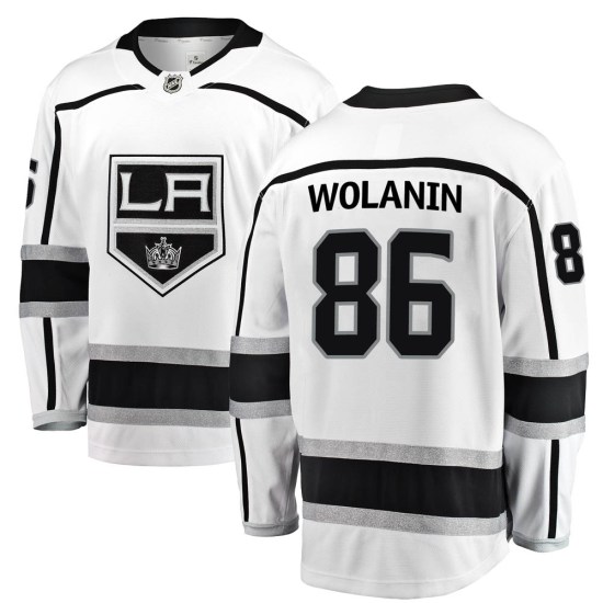 Christian Wolanin Los Angeles Kings Breakaway Away Fanatics Branded Jersey - White