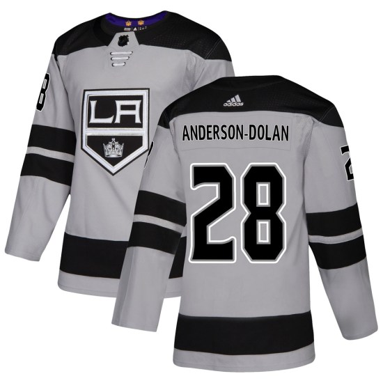Jaret Anderson-Dolan Los Angeles Kings Authentic Alternate Adidas Jersey - Gray