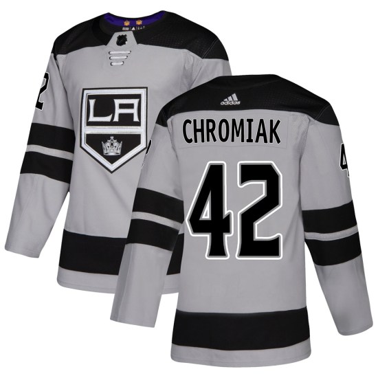 Martin Chromiak Los Angeles Kings Authentic Alternate Adidas Jersey - Gray