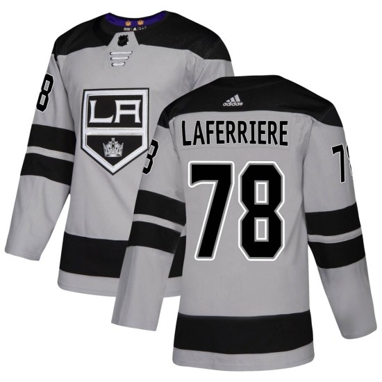 Alex Laferriere Los Angeles Kings Authentic Alternate Adidas Jersey - Gray