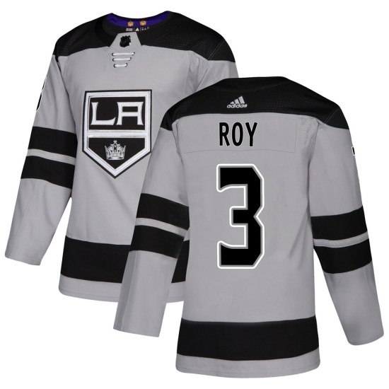 Matt Roy Los Angeles Kings Authentic Alternate Adidas Jersey - Gray