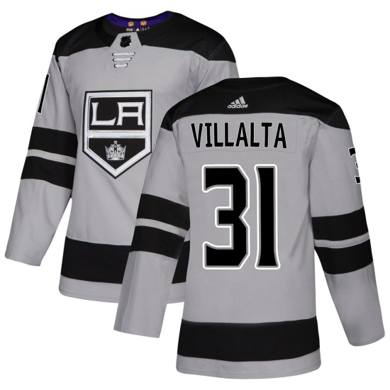 Matt Villalta Los Angeles Kings Authentic Alternate Adidas Jersey - Gray