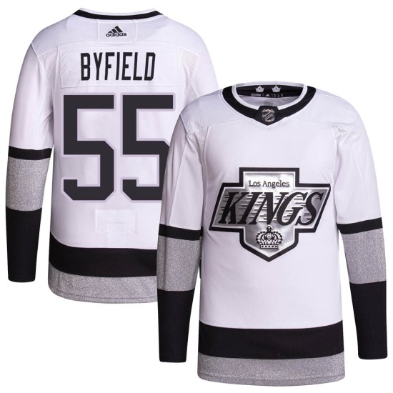 Quinton Byfield Los Angeles Kings Youth Authentic 2021/22 Alternate Primegreen Pro Player Adidas Jersey - White