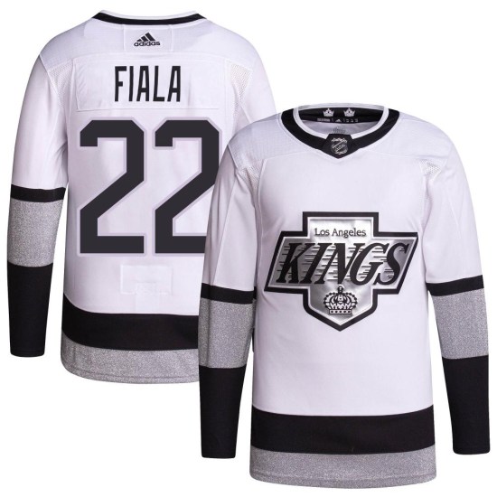 Kevin Fiala Los Angeles Kings Youth Authentic 2021/22 Alternate Primegreen Pro Player Adidas Jersey - White
