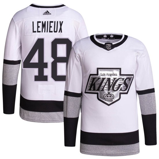 Brendan Lemieux Los Angeles Kings Youth Authentic 2021/22 Alternate Primegreen Pro Player Adidas Jersey - White