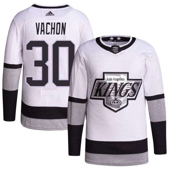 Rogie Vachon Los Angeles Kings Youth Authentic 2021/22 Alternate Primegreen Pro Player Adidas Jersey - White
