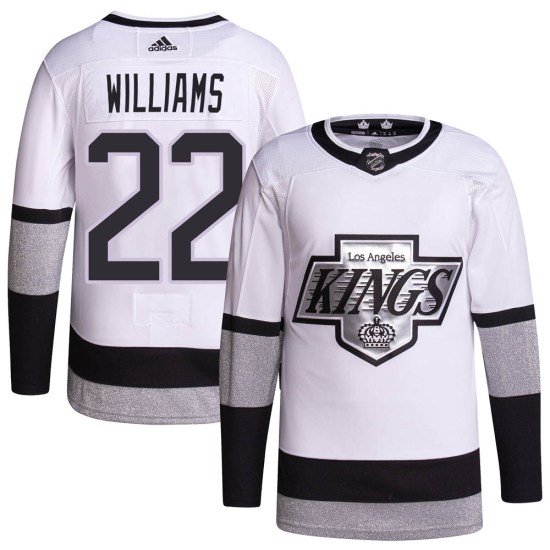 Tiger Williams Los Angeles Kings Youth Authentic 2021/22 Alternate Primegreen Pro Player Adidas Jersey - White