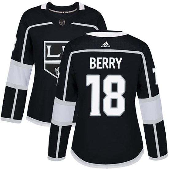 Bob Berry Los Angeles Kings Women's Authentic Home Adidas Jersey - Black