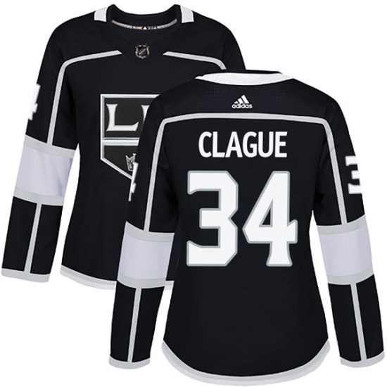 Kale Clague Los Angeles Kings Women's Authentic Home Adidas Jersey - Black