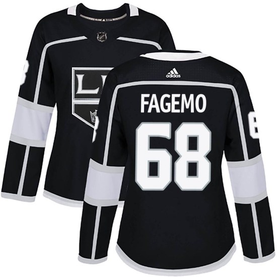 Samuel Fagemo Los Angeles Kings Women's Authentic Home Adidas Jersey - Black