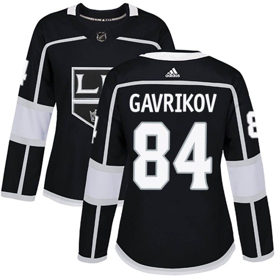 Vladislav Gavrikov Los Angeles Kings Women's Authentic Home Adidas Jersey - Black