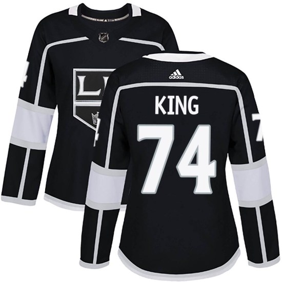 Dwight King Los Angeles Kings Women's Authentic Home Adidas Jersey - Black