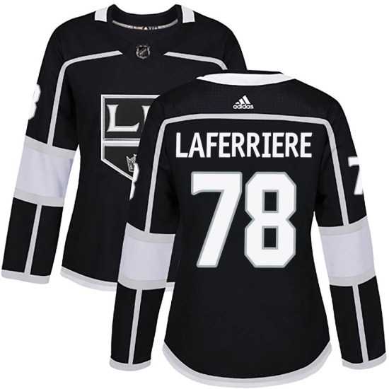 Alex Laferriere Los Angeles Kings Women's Authentic Home Adidas Jersey - Black