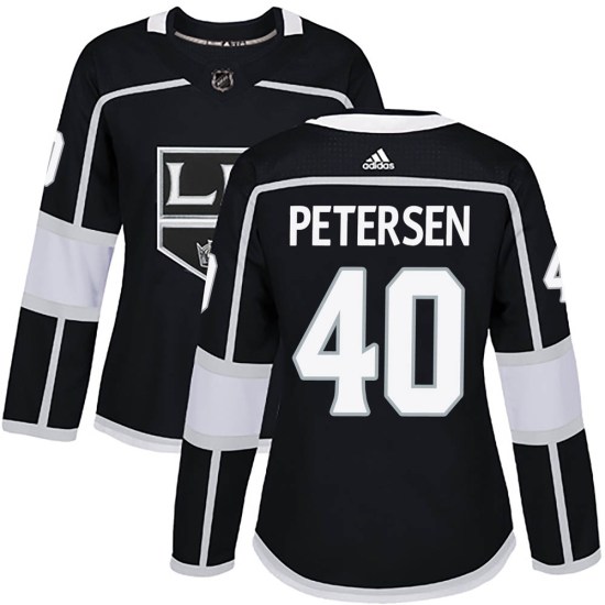 Cal Petersen Los Angeles Kings Women's Authentic Home Adidas Jersey - Black