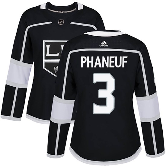 Dion Phaneuf Los Angeles Kings Women's Authentic Home Adidas Jersey - Black