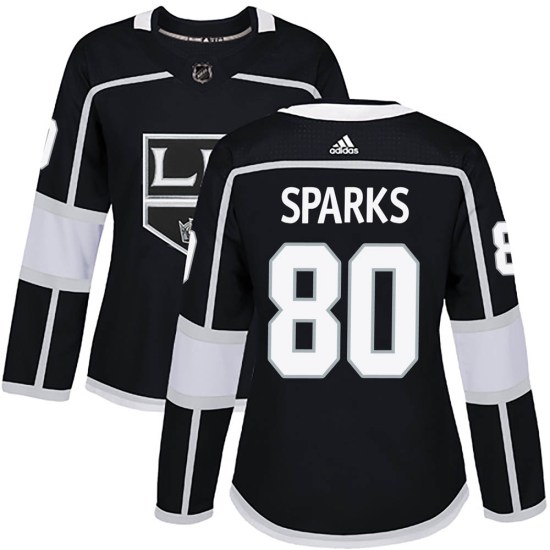 Garret Sparks Los Angeles Kings Women's Authentic Home Adidas Jersey - Black