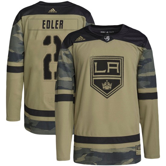 Alexander Edler Los Angeles Kings Youth Authentic Military Appreciation Practice Adidas Jersey - Camo