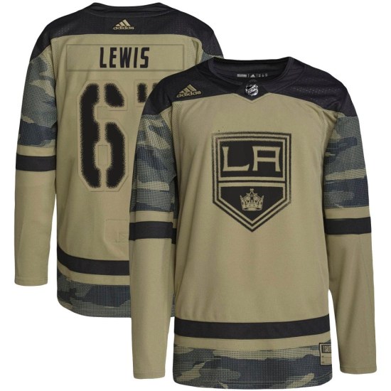 Trevor Lewis Los Angeles Kings Youth Authentic Military Appreciation Practice Adidas Jersey - Camo
