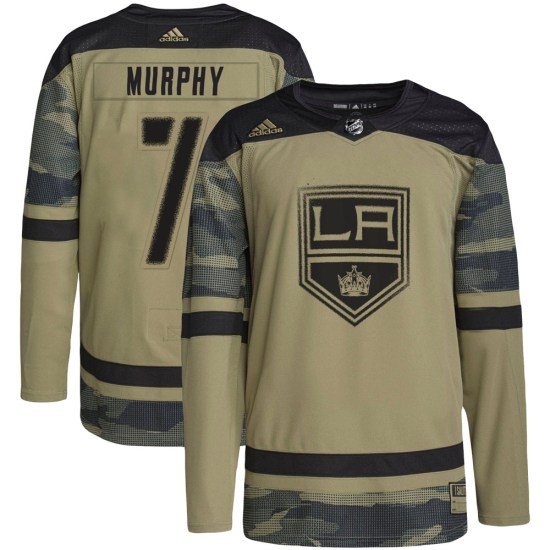 Mike Murphy Los Angeles Kings Youth Authentic Military Appreciation Practice Adidas Jersey - Camo